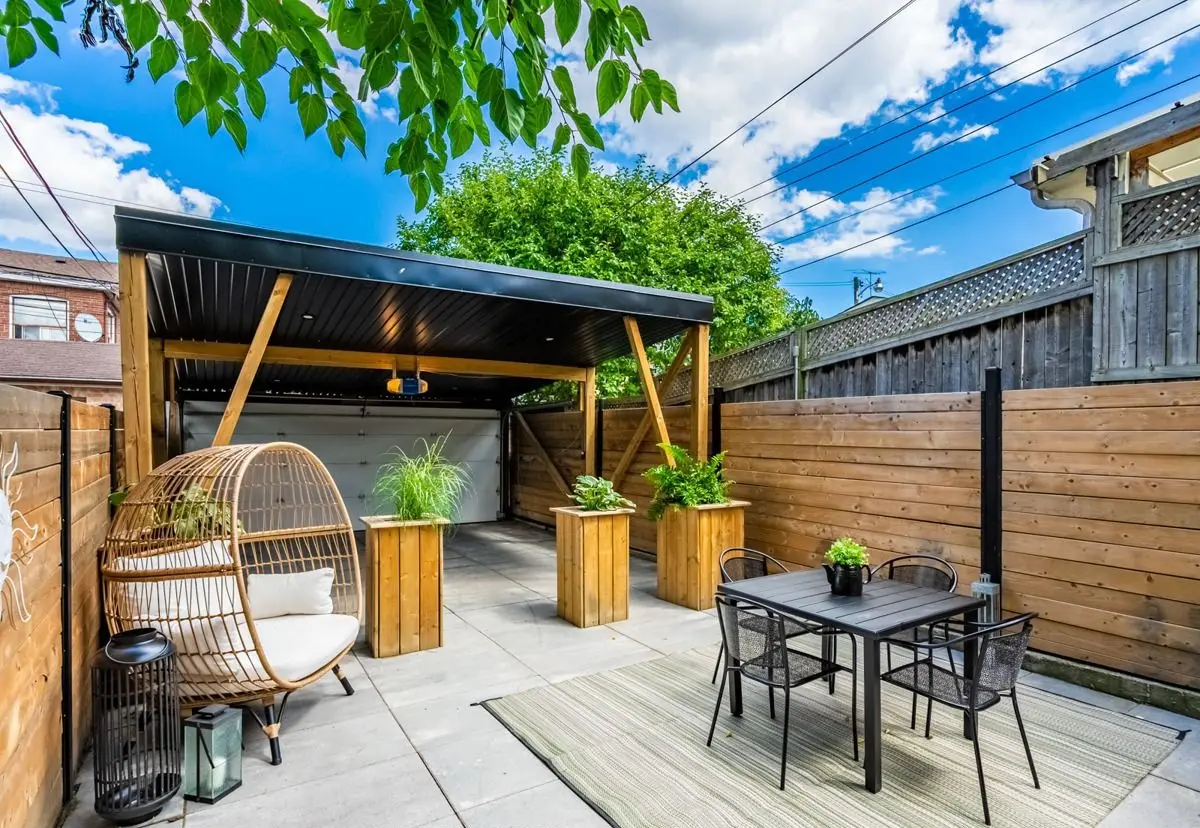 Covered patio