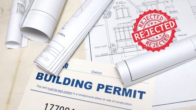how to fix rejected permit drawings