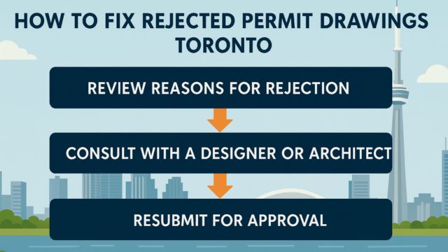 how to fix rejected permit drawings